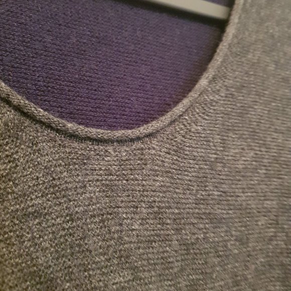 Madewell Kimball Colorblock Sweater Navy/Grey - Picture 8 of 11